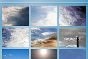 Sky and Clouds Photos Set, a Texture Graphic by Backgrounds Store (Thumbnail 2 of 4)