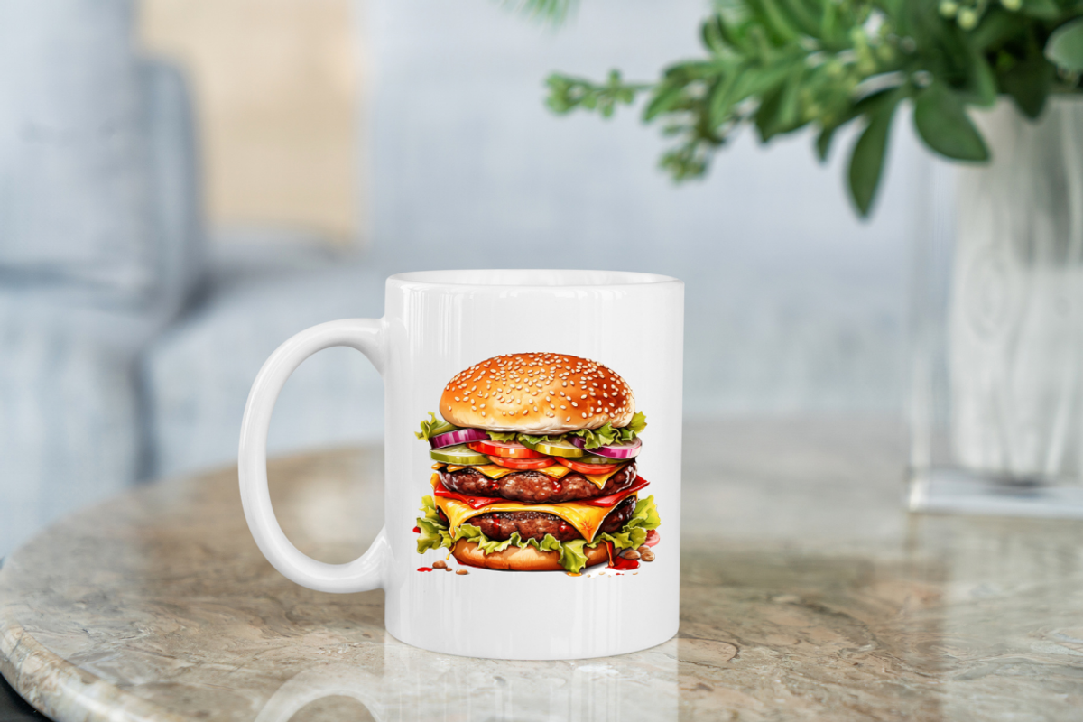 Big Hamburgers Sublimation Clipart, an Object Graphic by Regulrcrative (Photo 6 of 9)
