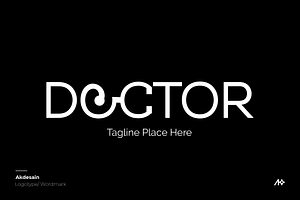 Doctor Wordmark Logo, a Branding & Logo Template by Akdesain