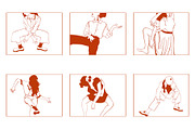 Crazy Dancers Vector Illustrations, a Person Illustration by Mariia Kovalchuk (Thumbnail 3 of 6)