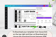 Boarding Pass for Valentine's Day, a Card Template by YasdeyDesigns (Thumbnail 7 of 7)