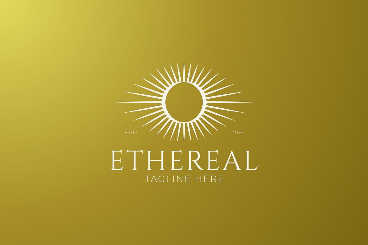 Ethereal Eye Sunburst Celestial Logo, a Branding & Logo Template by Signatoro (Photo 3 of 3)