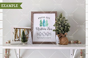 Christmas Frame Mockup 1, a Product Mockup by CatBoneDesign (Thumbnail 2 of 3)