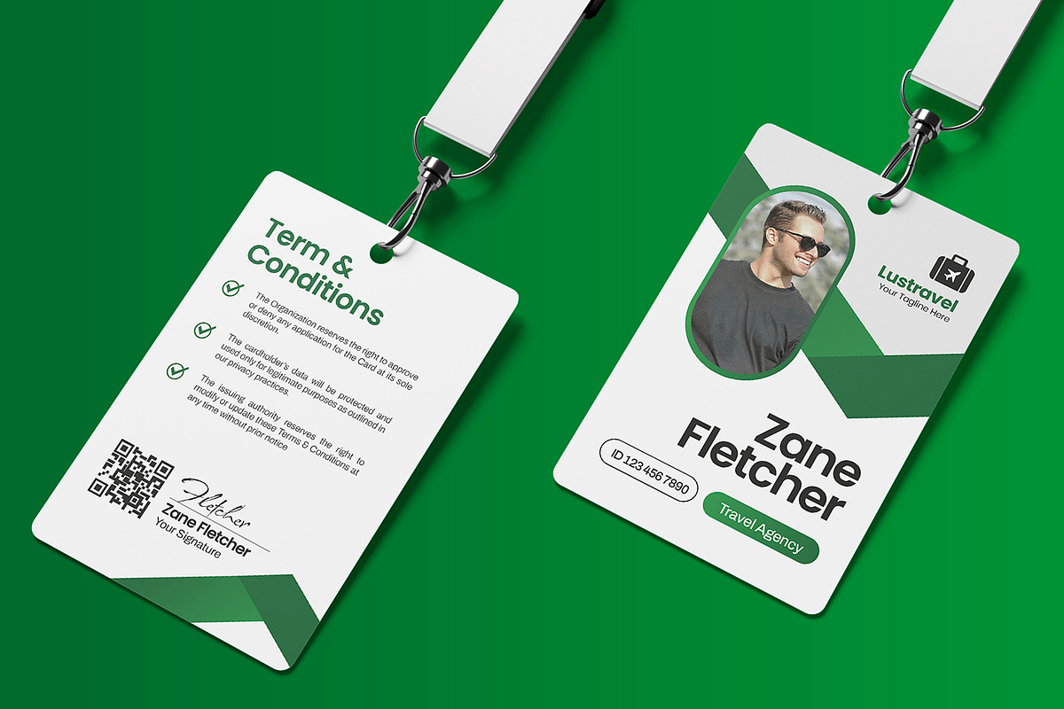 Lustravel - ID Card, a Card Template by Esensifiksi.studio (Photo 3 of 3)