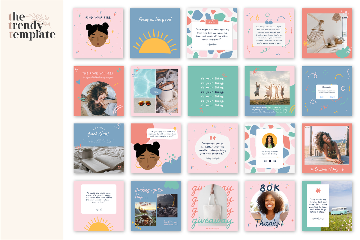 Pretty in Pink Template, a Social Media Template by thetrendytemplate (Photo 4 of 5)