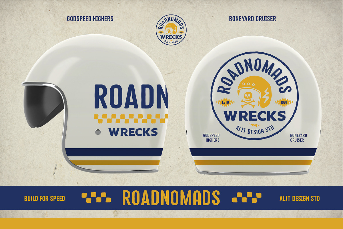 Boneyard Cruiser Typeface, a Sans Serif Font by alit design (Photo 11 of 20)