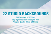 22 Clean Studio Backgrounds, a Background Graphic by Creative Graphics (Thumbnail 3 of 3)