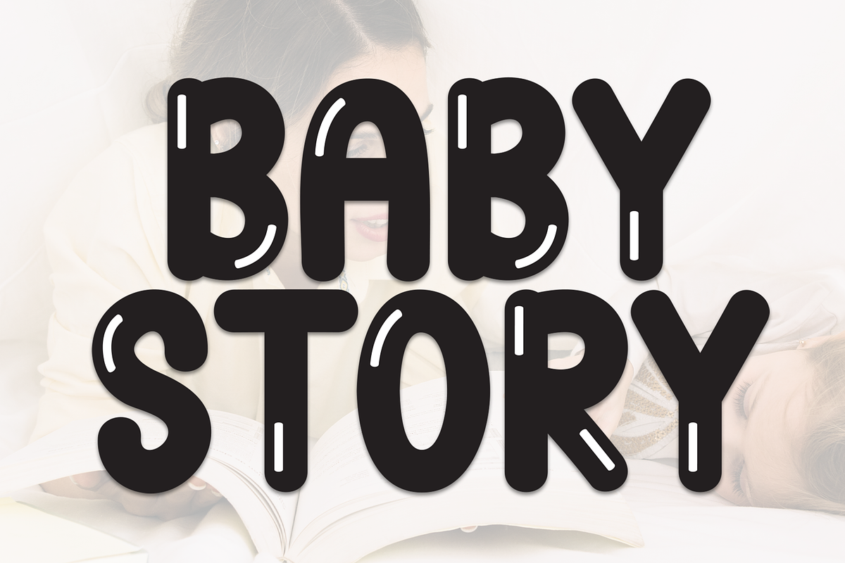 Baby Story | Script Font, a Script Font by Scratchones (Photo 1 of 8)