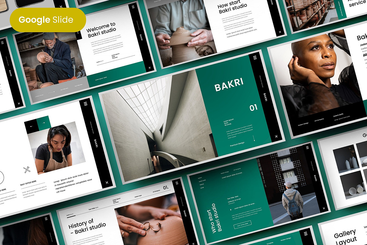 Bakri - Business Google Slide, a Presentation Template by Dens Creative Studio (Photo 1 of 6)