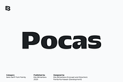 Pocas; 48 Sans Serif Fonts, a Sans Serif Font by Eko Bimantara (Thumbnail 1 of 17)