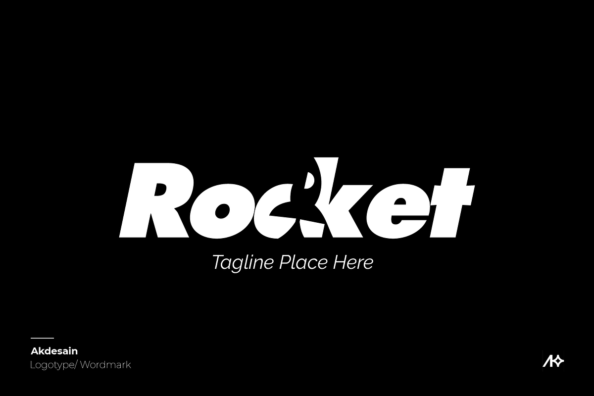 Rocket Wordmark Logo, a Branding & Logo Template by Akdesain