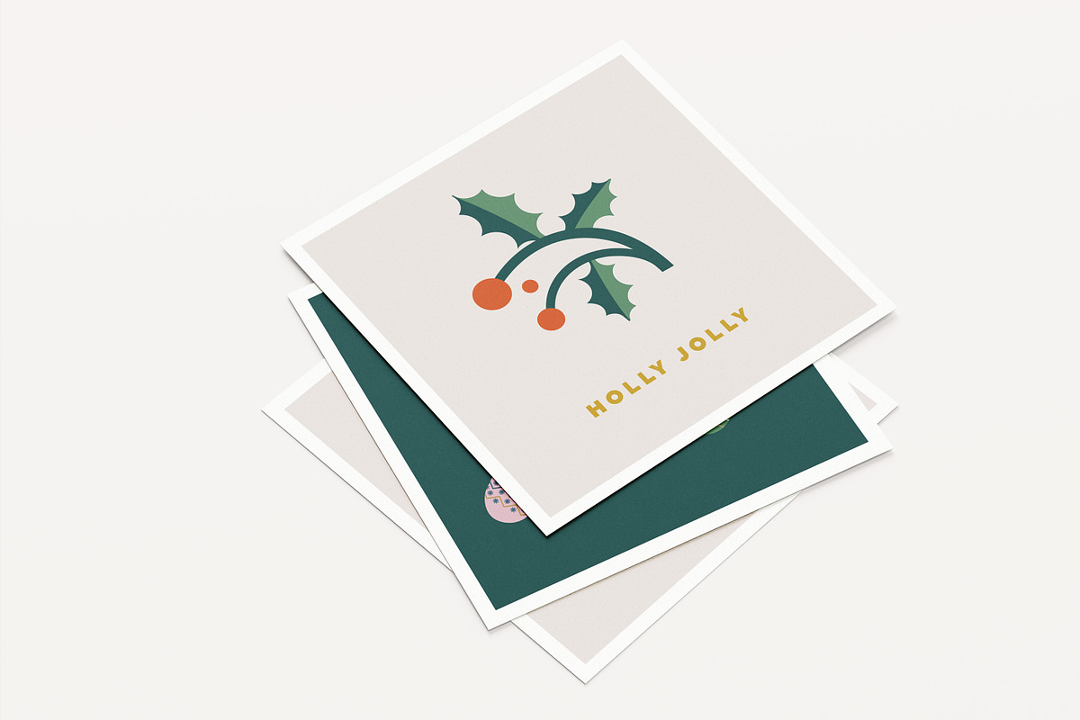 Christmas holiday card designs set, a Seasonal Illustration by Good Studio (Photo 9 of 12)