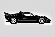 Classic Car Vector Bundle, an Illustration by Amazin_art (Thumbnail 2 of 9)