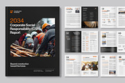 CSR Report Brochure Template, a Brochure Template by BrandPacks (Thumbnail 6 of 6)