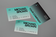 Company Business Card, a Business Card Template by graphicook (Thumbnail 2 of 3)