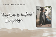 Untilnow Script Modern Calligraphy, a Script Font by sizimon (Thumbnail 3 of 8)