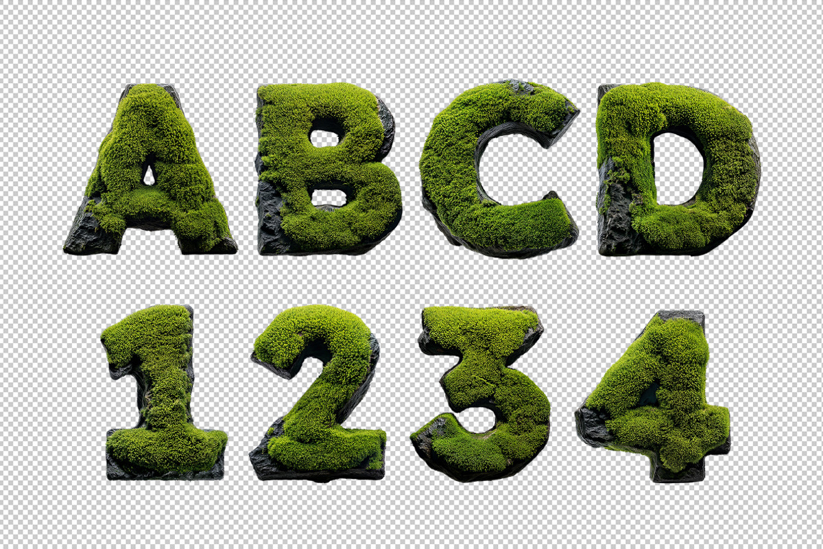 Moss on Rock Font, a Sans Serif Font by Handmadefont (Photo 16 of 16)