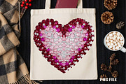 Diamond Glitter Valentine Heart Png, an Illustration by DreamCafeArt (Thumbnail 3 of 4)