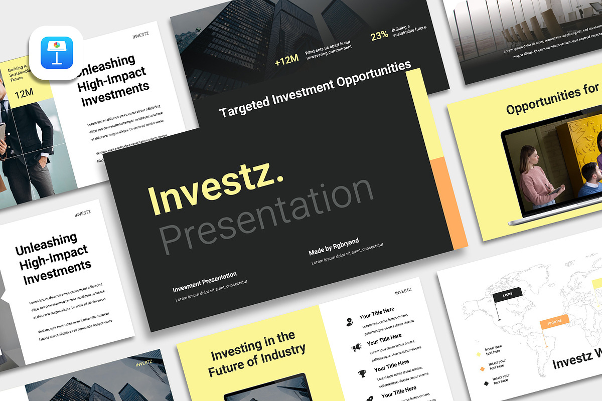INVEST - Investment Keynote, a Presentation Template by rgbryand (Photo 1 of 5)