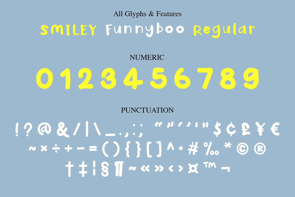 Smiley Funnyboo, a Handwritten Font by BBtypeStudios (Photo 13 of 17)