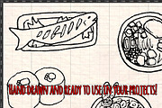Japanese Food Vector Bundle, a Food Illustration by Violet LeBeaux (Thumbnail 2 of 3)