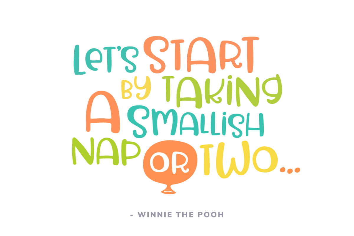Sweet & Silly Font preview 3