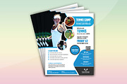 Tennis Camp Flyer Template, a Flyer Template by Creativpixl (Thumbnail 3 of 5)