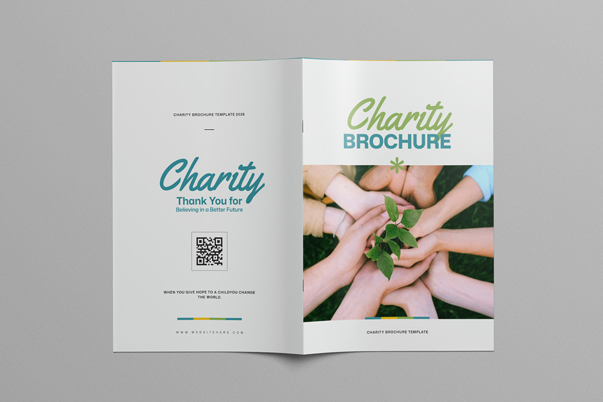 Charity Brochure | Word & InDesign, a Brochure Template by HiveArts (Photo 9 of 9)