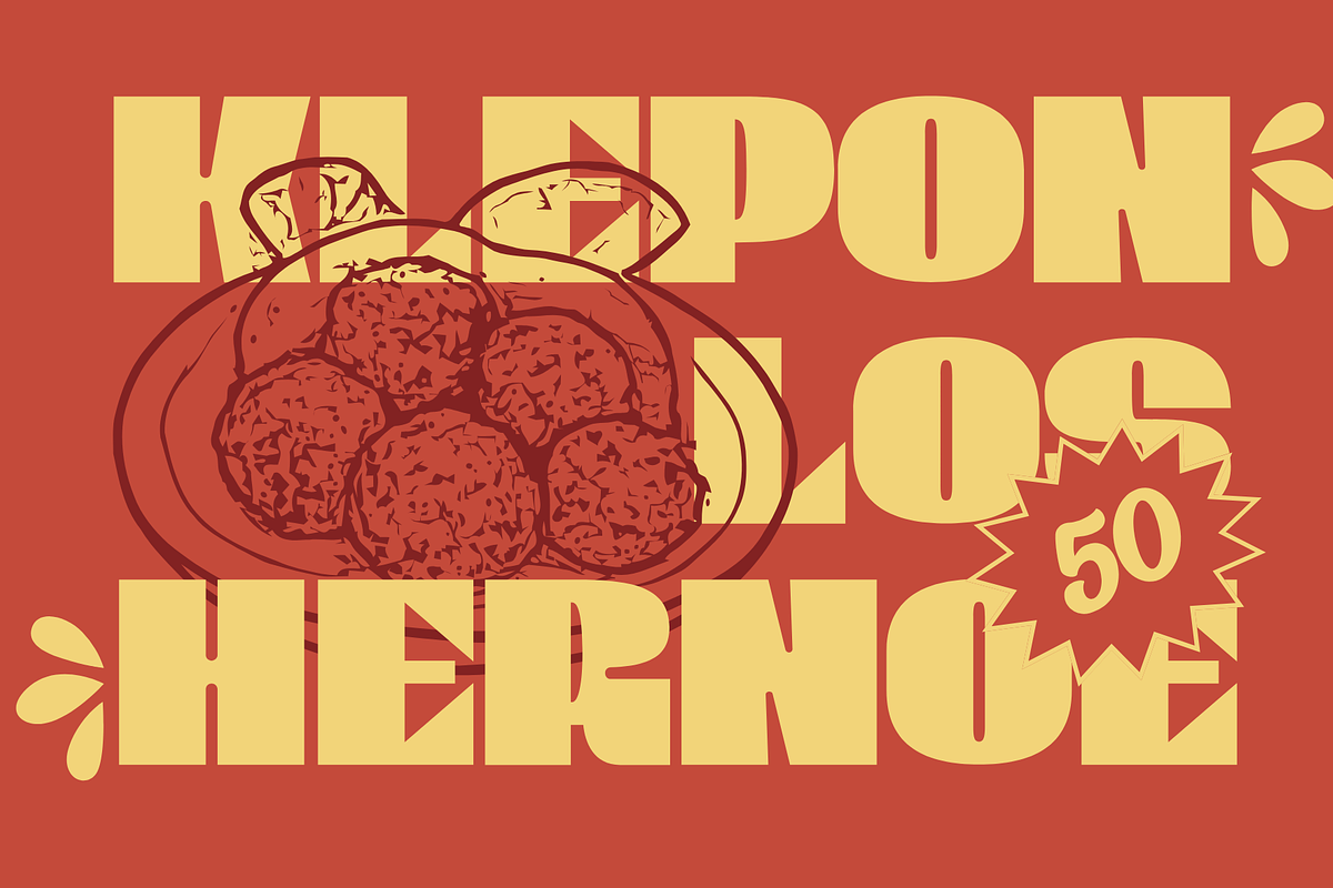 Muach Bold – Retro Display Font, a Sans Serif Font by MaikoHatta (Photo 6 of 7)