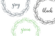 Minimalist wreaths and dividers, an Object Graphic by Floralis (Thumbnail 2 of 2)