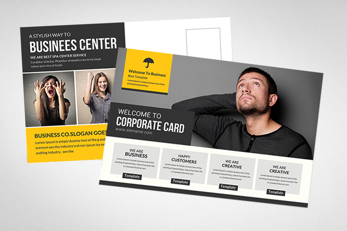 Multi Use Business Postcard, a Card Template by AfzaalGraphics (Photo 2 of 4)