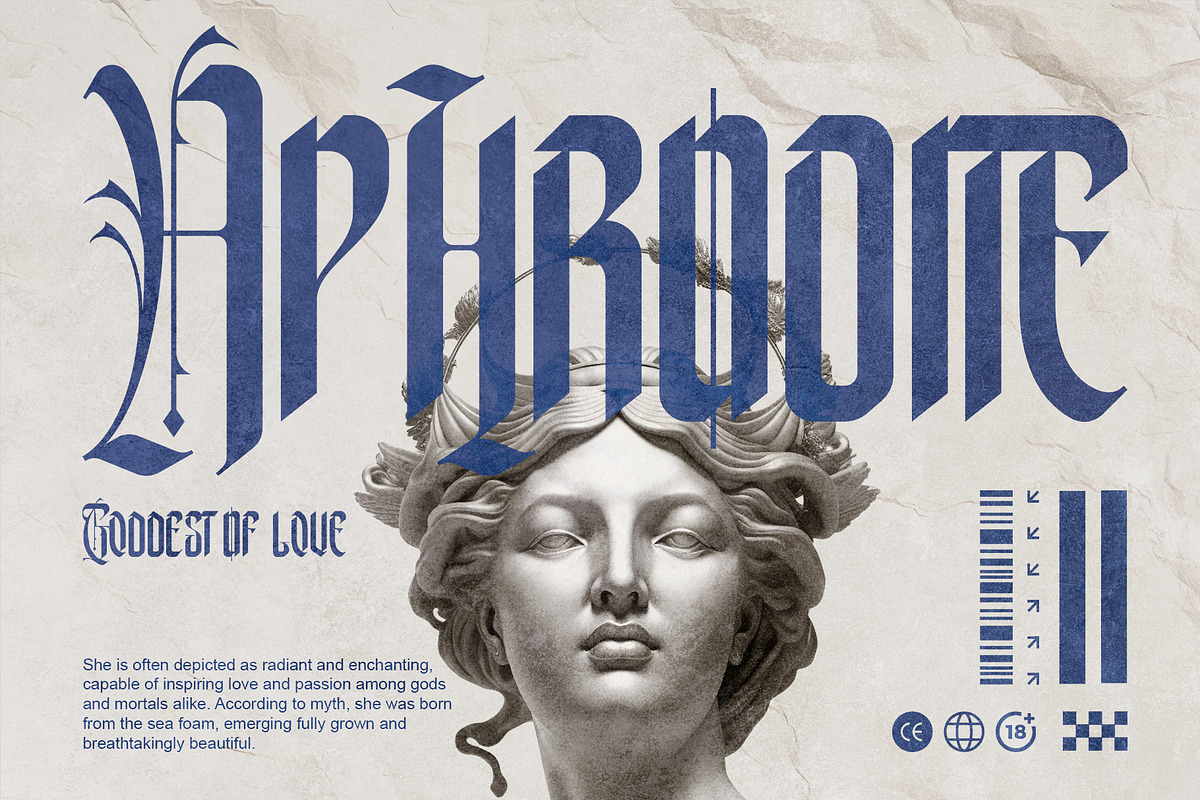 Xerathos Gothic Blackletter Medieval, a Blackletter Font by Letterara (Photo 6 of 15)