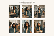 Neurodivergent at Work, Set of 24, a Person Illustration by LanternkinStudio (Thumbnail 6 of 13)