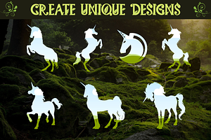 Unicorns Canva Frames