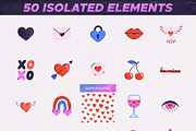 Love in Squares Clipart Collection, a Graphic by Leila Divine (Thumbnail 5 of 14)