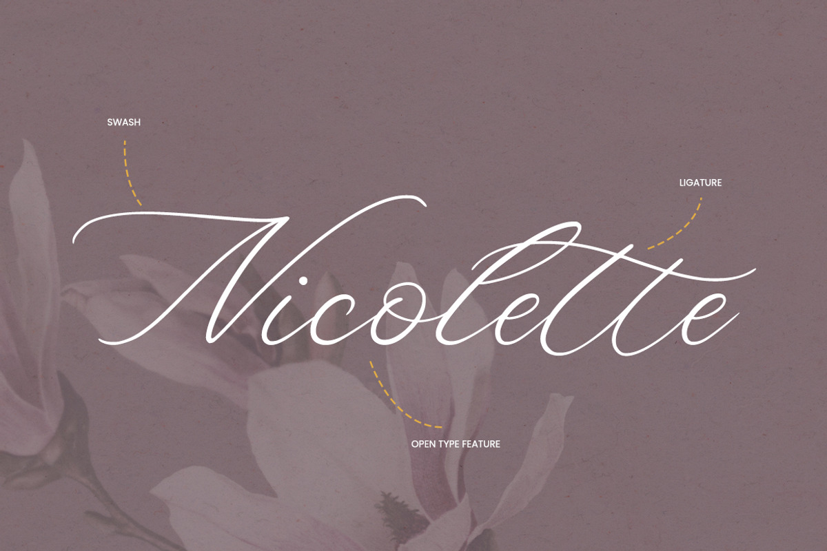 Denise Beauty, a Script Font by kerismaker (Photo 6 of 10)