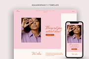 Squarespace 7.1 Website Template, a Landing Page Template by Kseniia_Design (Thumbnail 1 of 11)