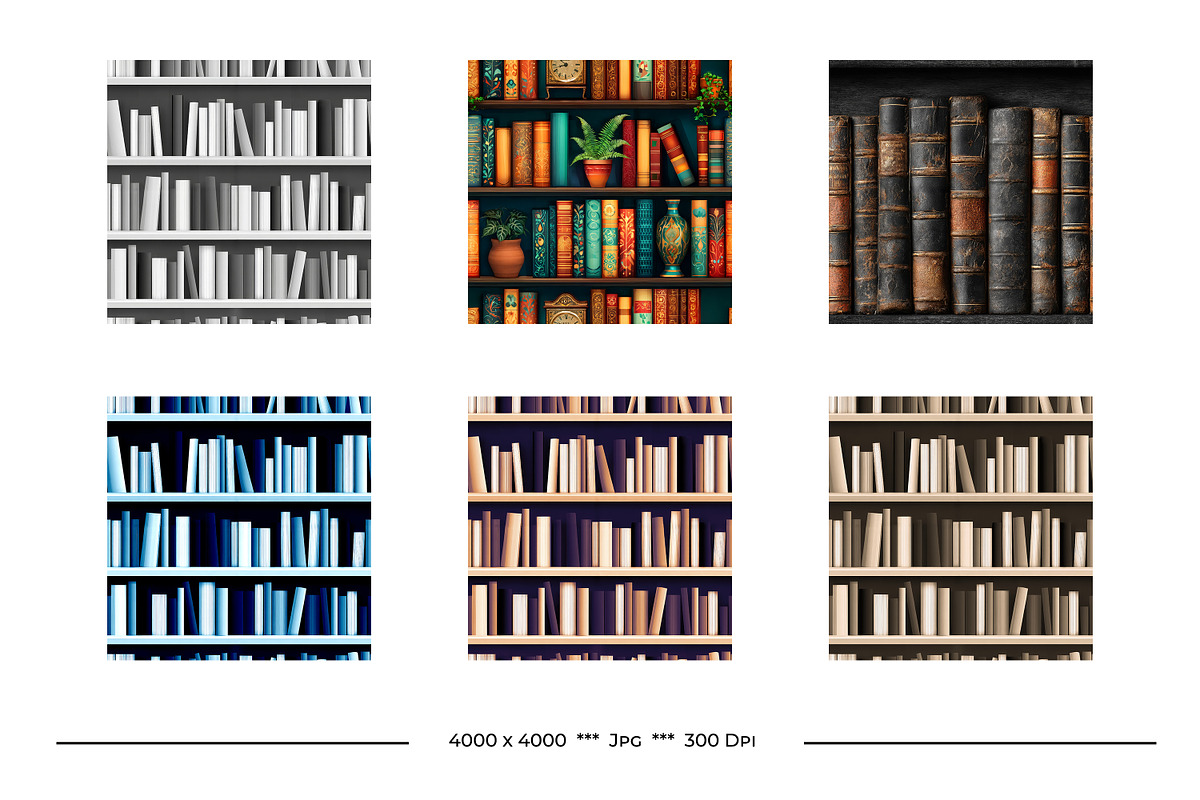 Book Retro Art Style Patterns, a Pattern Graphic by karenfoleyphoto (Photo 2 of 9)