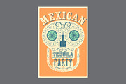 Mexican Party vector poster set., a Food Illustration by PoPaShop (Thumbnail 6 of 10)
