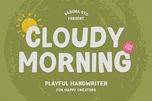 Cloudy Morning Handwritten Font
