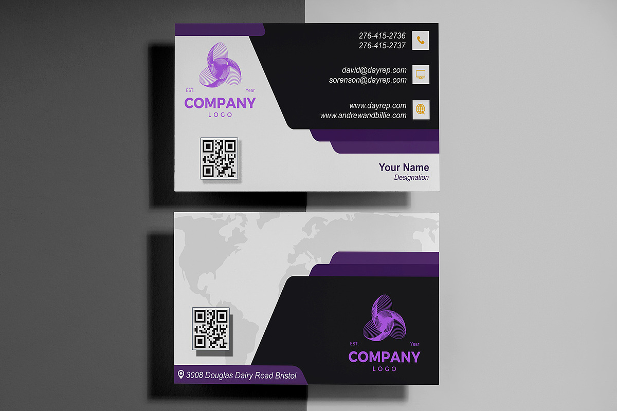 Professional Team Business Card preview 2