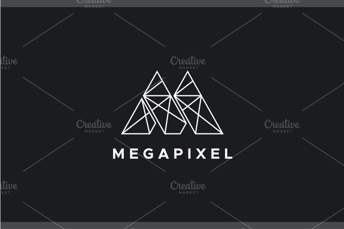 Megapixel - Letter M Logo, a Branding & Logo Template by yopie (Photo 2 of 3)
