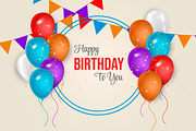 Birthday wish banner set design, an Illustration by Tanuart (Thumbnail 9 of 10)