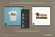 Gray T-Shirt Mockups, a Shirt Mockup by Komet & Flicker (Thumbnail 7 of 9)