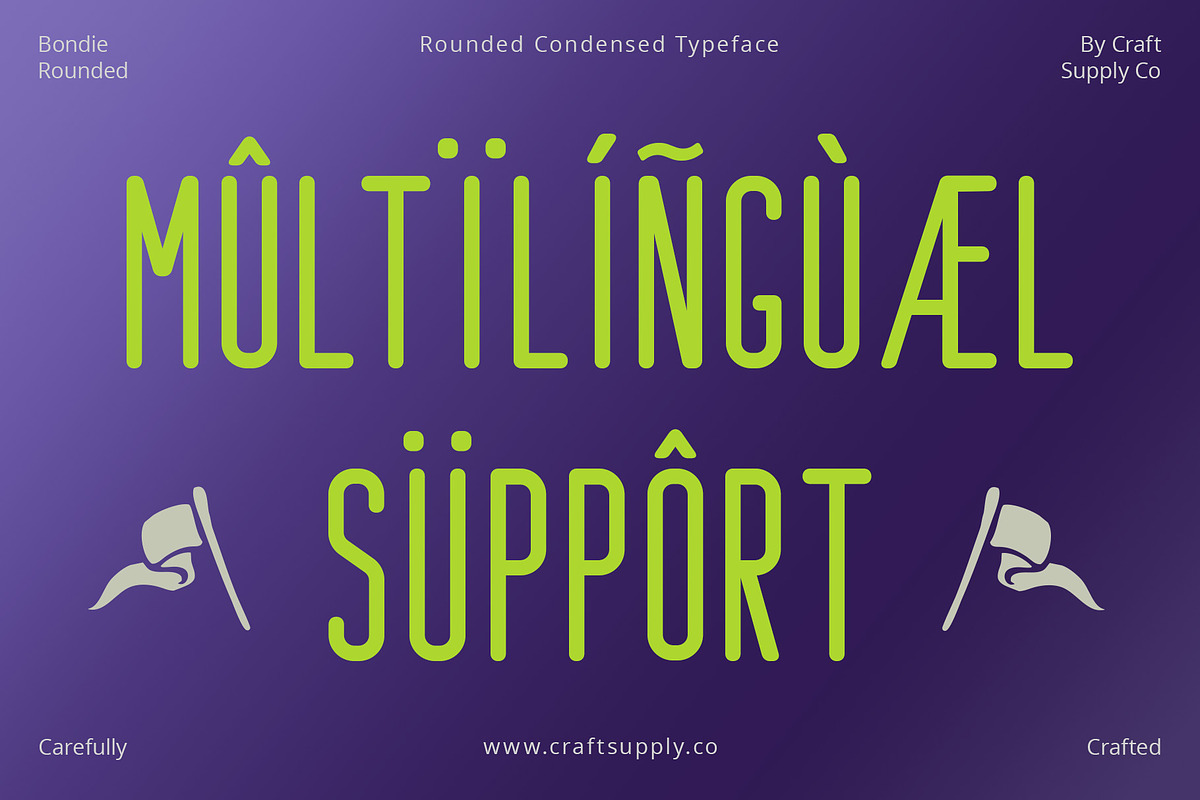 Bondie Rounded, a Sans Serif Font by Craft Supply Co. (Photo 5 of 8)