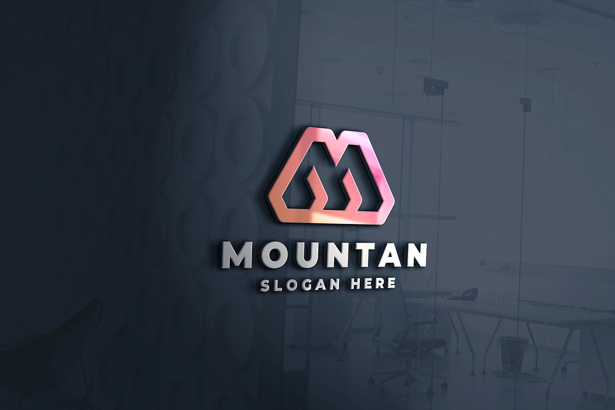 Mountan Letter M Logo, a Branding & Logo Template by Design_Planet (Photo 2 of 3)