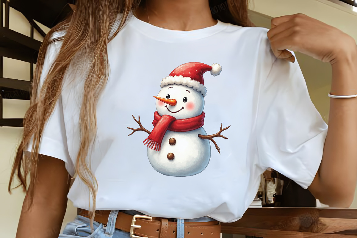 Christmas Cute Snowman Sublimation, an Illustration by CrexoraLab (Photo 4 of 5)