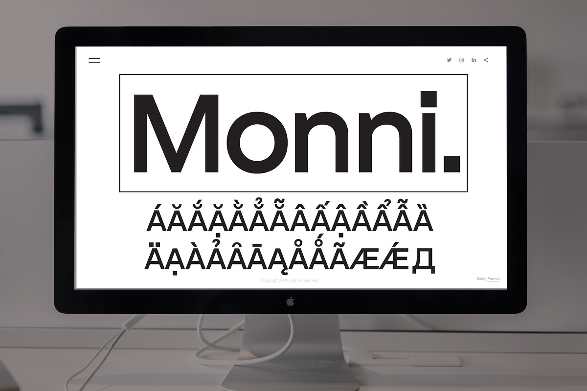Monni Sans Serif, a Sans Serif Font by MOMI - Designer Fonts (Photo 1 of 12)