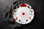 Ceramic Plate Mockup, a Merchandise Mockup by dpi (Thumbnail 4 of 10)