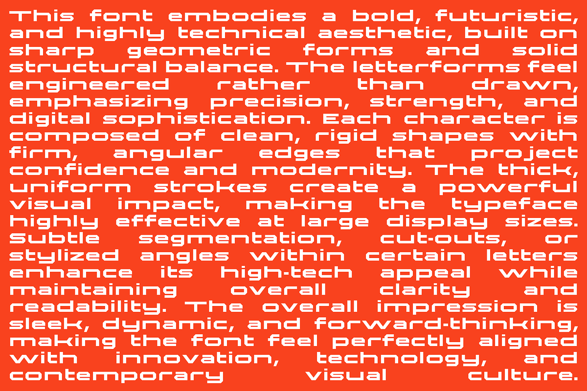Blocron - Wide Display Sans Serif, a Sans Serif Font by Indotype Foundry (Photo 6 of 10)